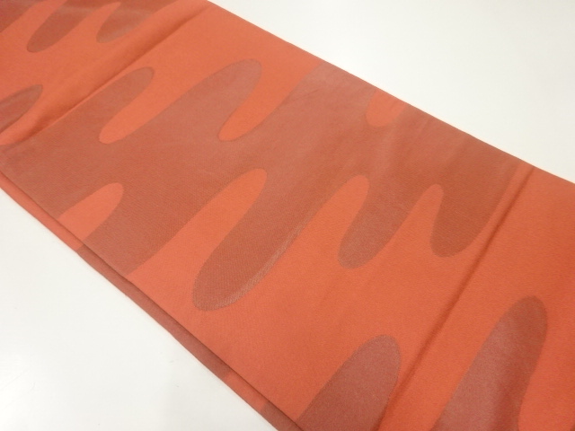 アンティーク　ヱ霞模様織出し袋帯（材料）